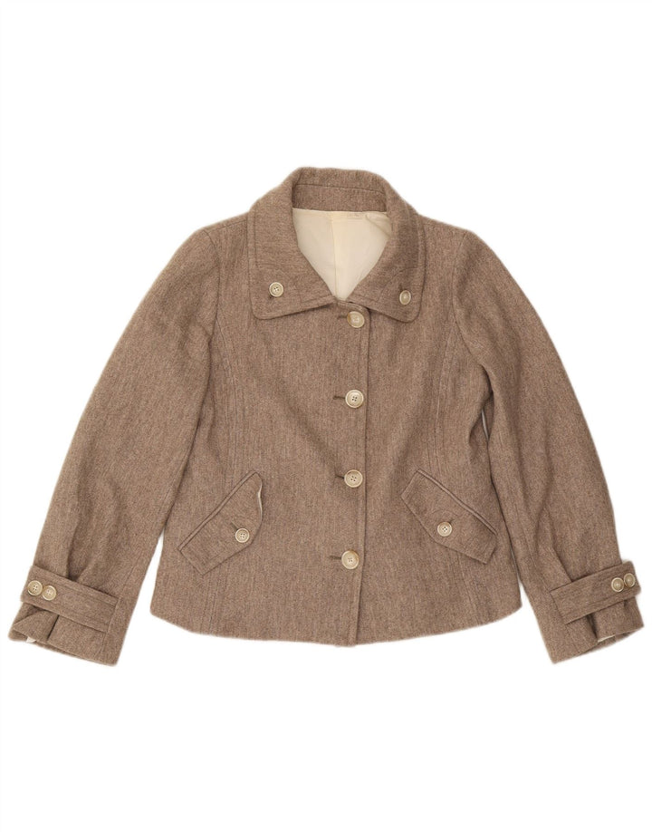 Giacca blazer vintage da donna a 4 bottoni IT 44 cotone beige medio