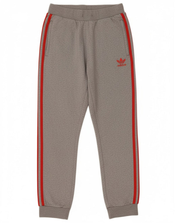Pantaloni da tuta da donna Adidas Joggers UK 8 Small Grigio Cotone