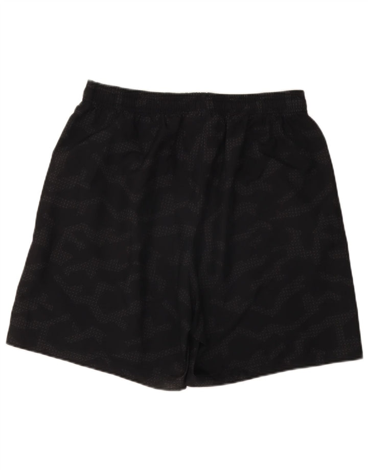 Pantaloncini sportivi da uomo UNDER ARMOUR grandi neri geometrici