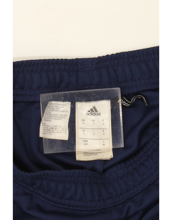Pantaloni da tuta ADIDAS Climacool da donna UK 10 Small Blu Navy