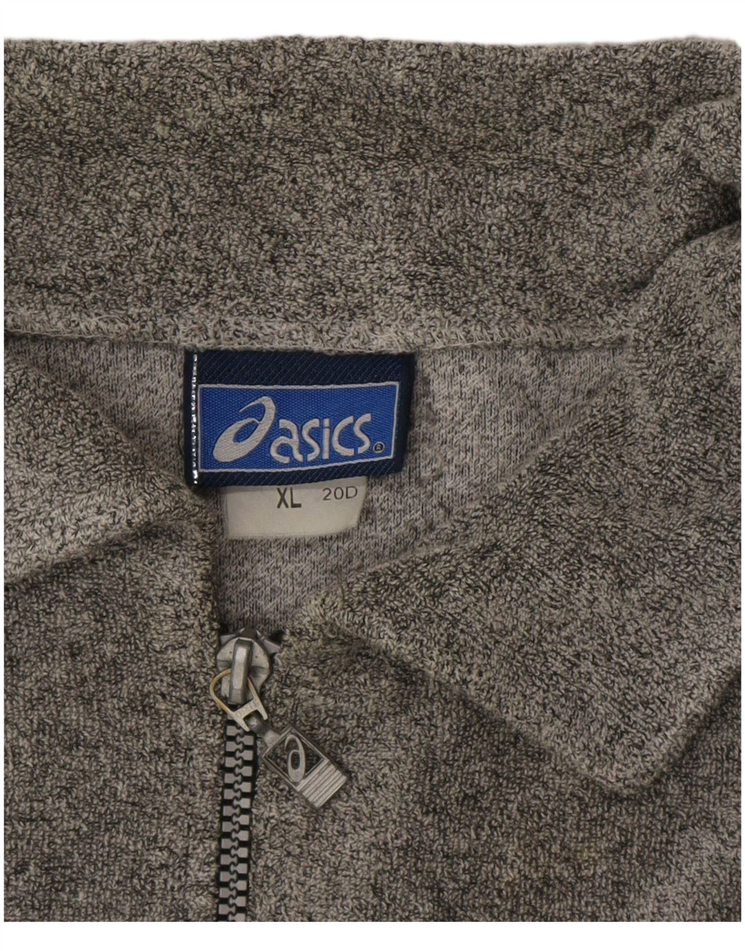 Giacca da ginnastica grafica da uomo Asics XL in cotone grigio