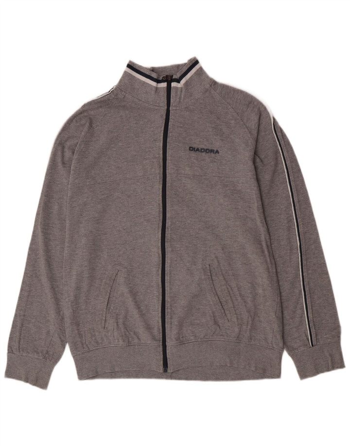 Giacca da tuta da uomo Diadora XL Grigia