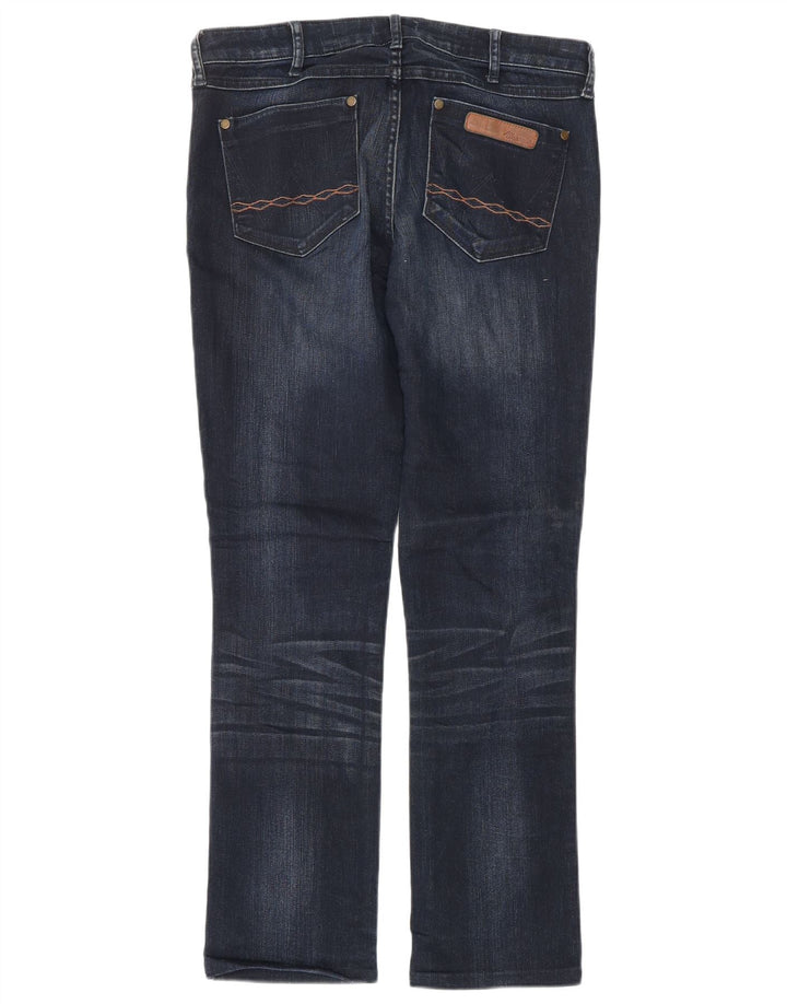 WRANGLER Womens Lia Slim Jeans W30 L28 Navy Blue Cotton