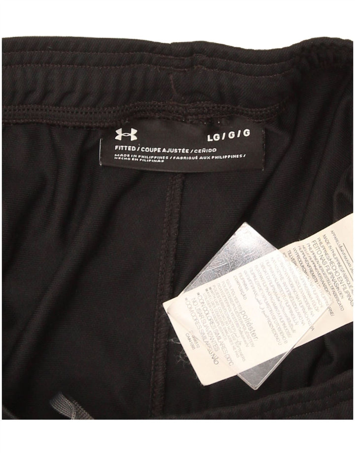 Pantaloni da tuta da uomo Under Armour grandi in poliestere nero