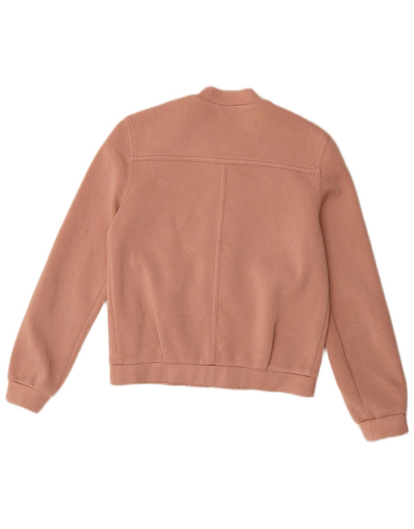 Giubbotto bomber da donna Topshop UK 8 piccolo poliestere rosa