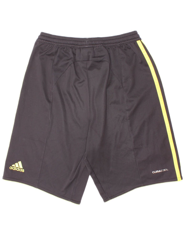 Pantaloncini sportivi Adidas da ragazzo Liverpool 11-12 anni Poliestere color block nero