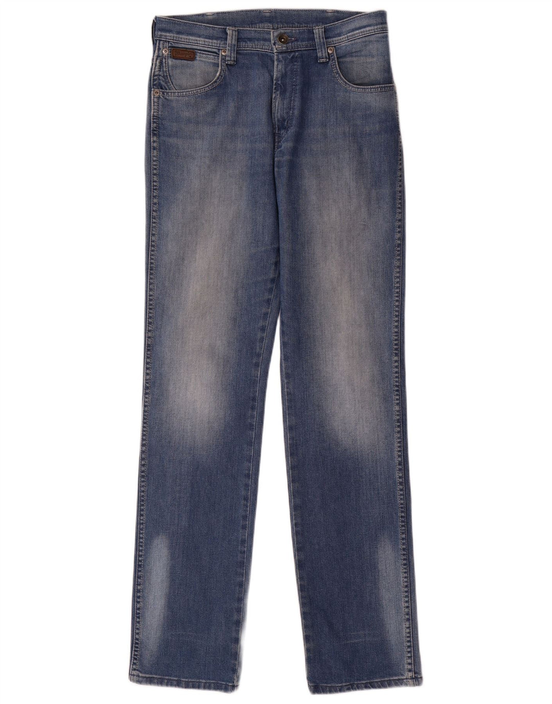 Jeans dritti elasticizzati Texas da donna WRANGLER W31 L34 cotone blu