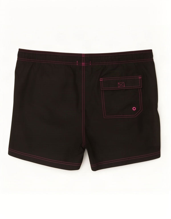 Calvin Klein Womens Graphic Swimming Shorts UK 18 XL Black