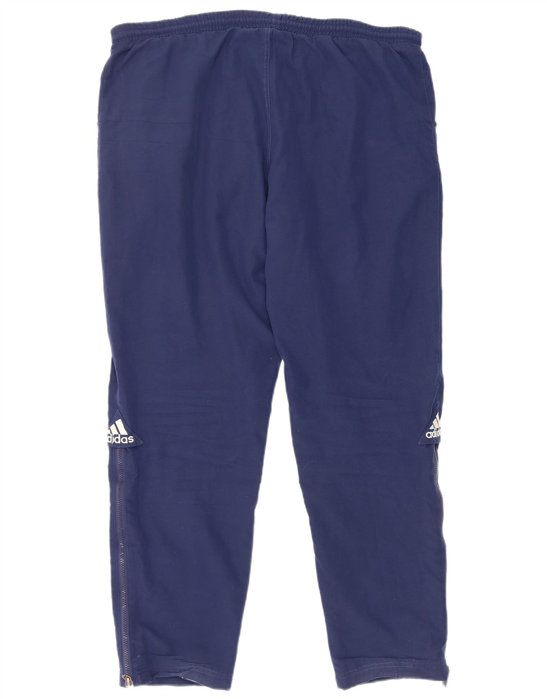 Pantaloni da tuta da uomo Adidas XL poliestere blu navy