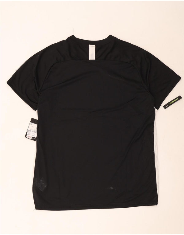 T-shirt da uomo Nike Dri Fit Top 2XL poliestere color block nero