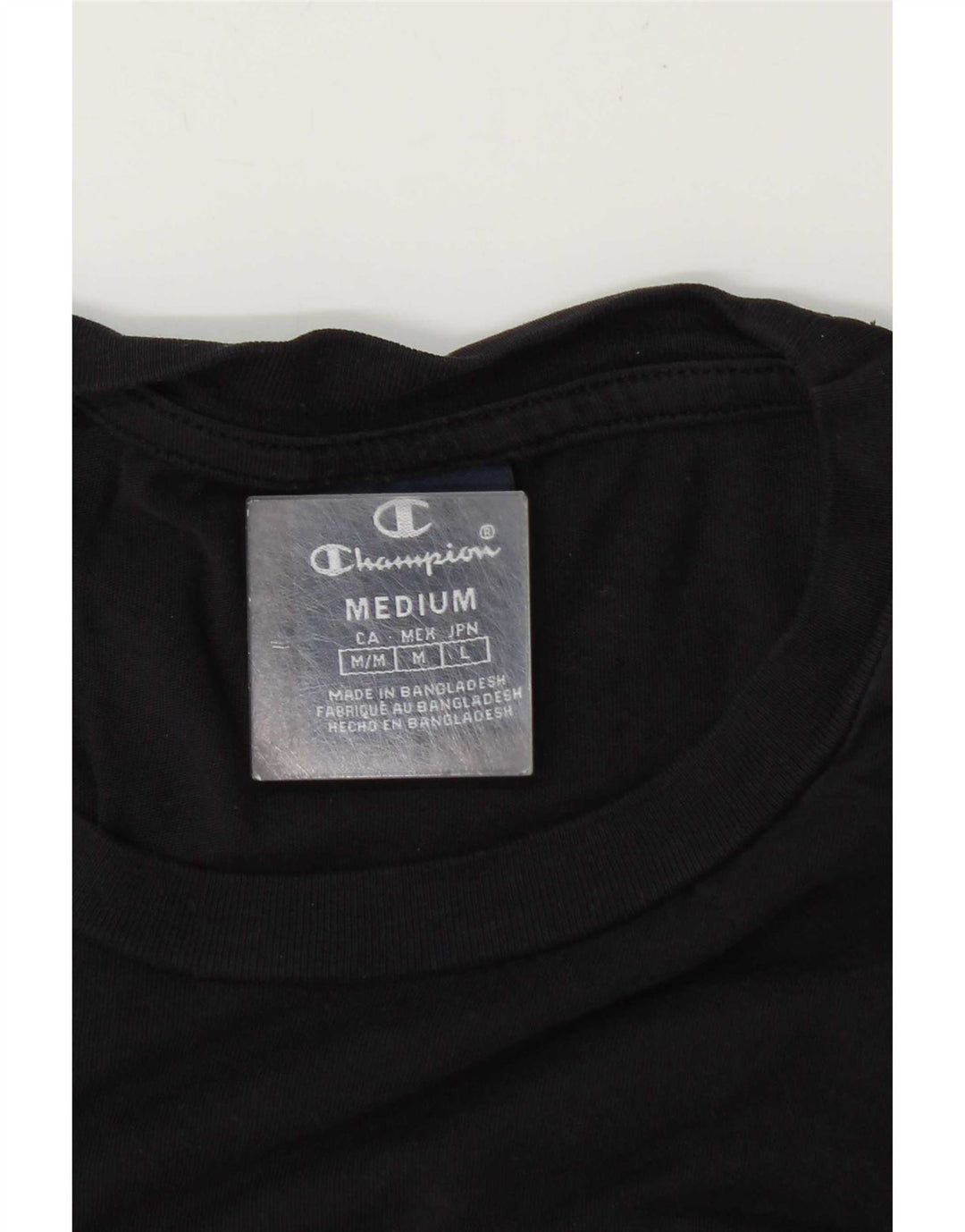 T-shirt grafica da uomo Champion Top medio blu navy