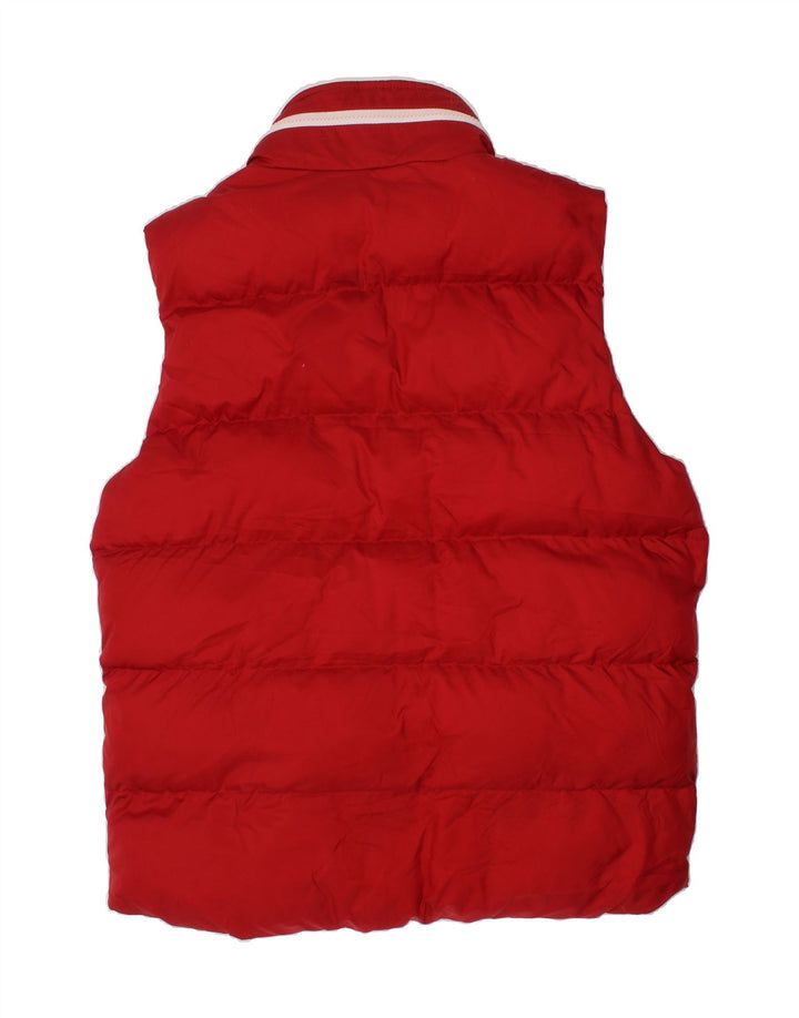 TIMBERLAND Boys Graphic Padded Gilet 13-14 Years Small  Red Polyester Vintage Timberland and Second-Hand Timberland from Messina Hembry 