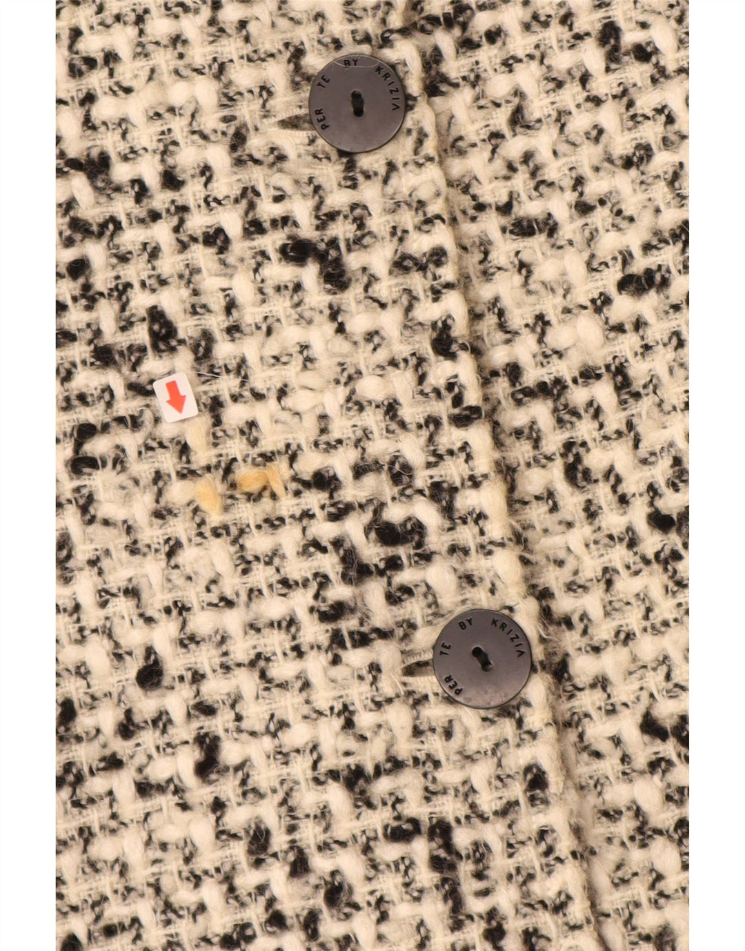 PERTE BY KRIZIA Cappotto oversize da donna taglia 21 Beige medio chiazzato