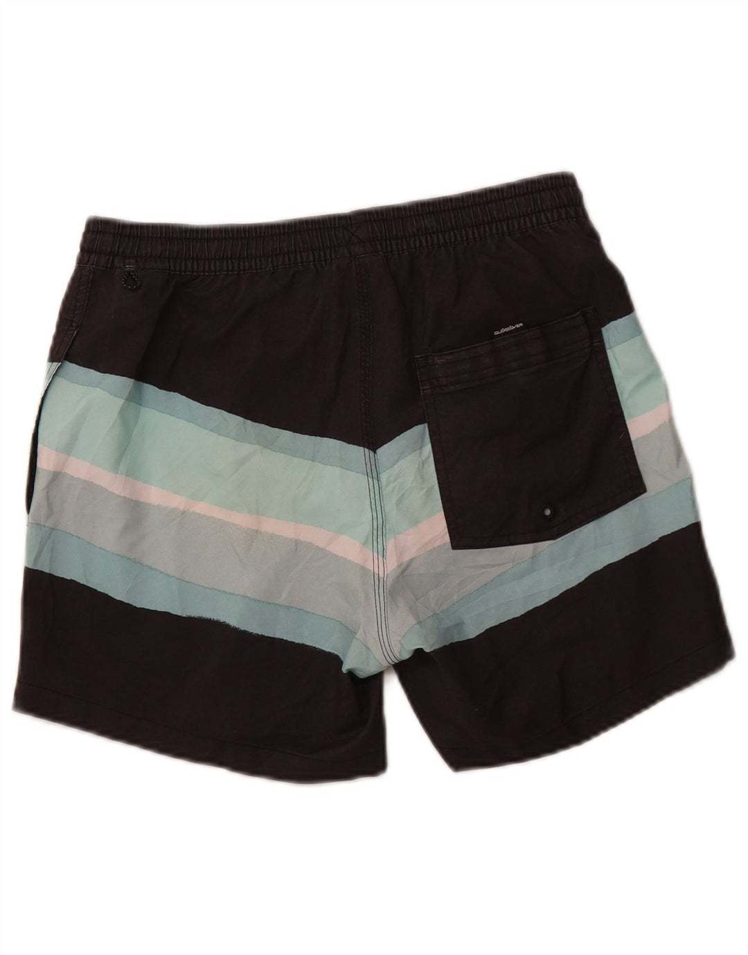 QUIKSILVER Pantaloncini da bagno da uomo piccoli in poliestere color block grigio