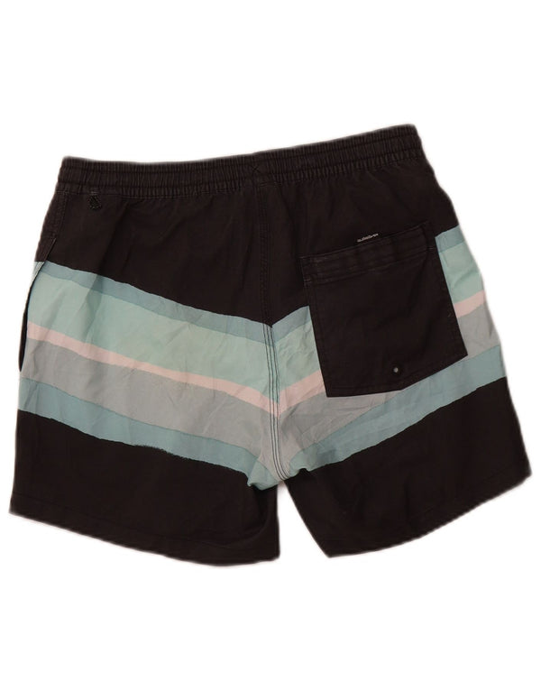 QUIKSILVER Pantaloncini da bagno da uomo piccoli in poliestere color block grigio