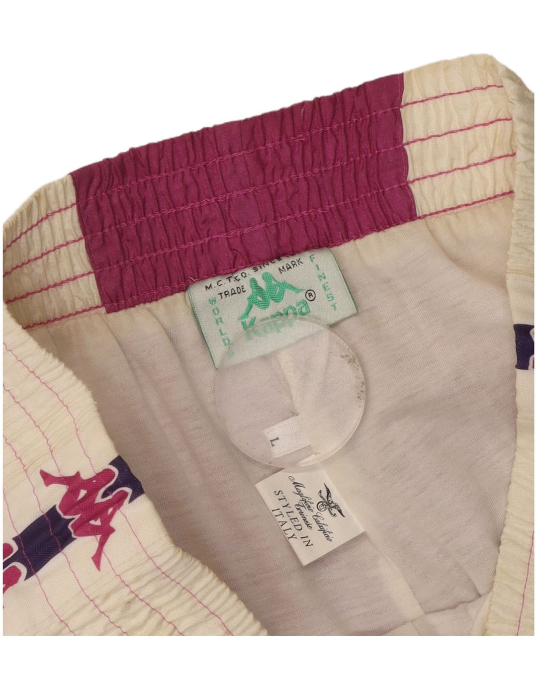 Pantaloni da tuta con grafica da uomo KAPPA Joggers Large Pink Colourblock