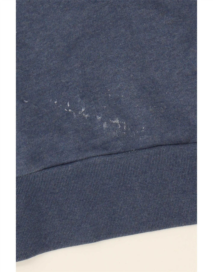 Felpa grafica da uomo North Sails in cotone blu medio