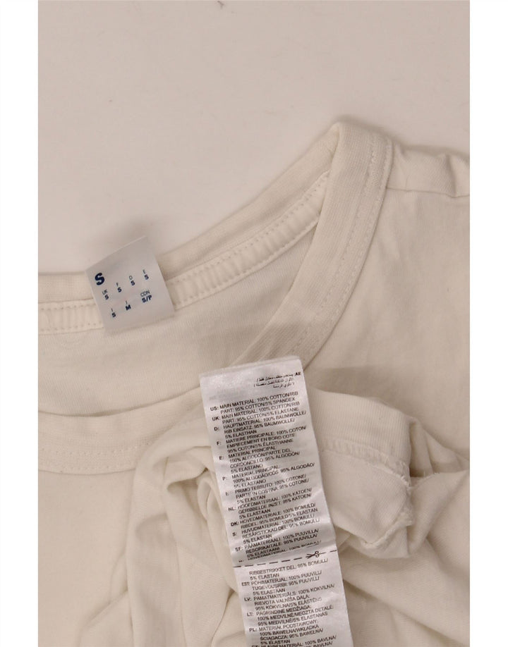 T-shirt da uomo REEBOK Top Small in cotone bianco