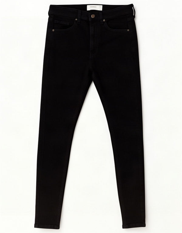 Topshop Jeans skinny Jamie da donna taglia 8 W26 L27 cotone nero