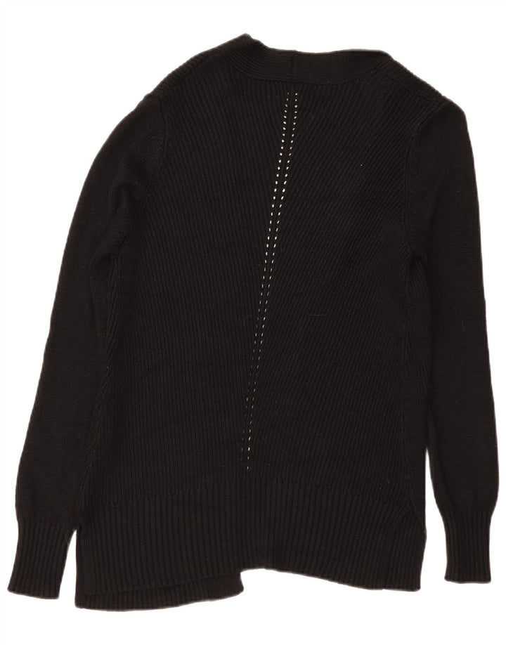 Maglione cardigan aperto da donna Fat Face UK 10 piccolo nero