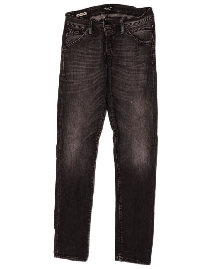 Jack & Jones Uomo GLENN Slim Jeans W30 L32 Cotone Grigio