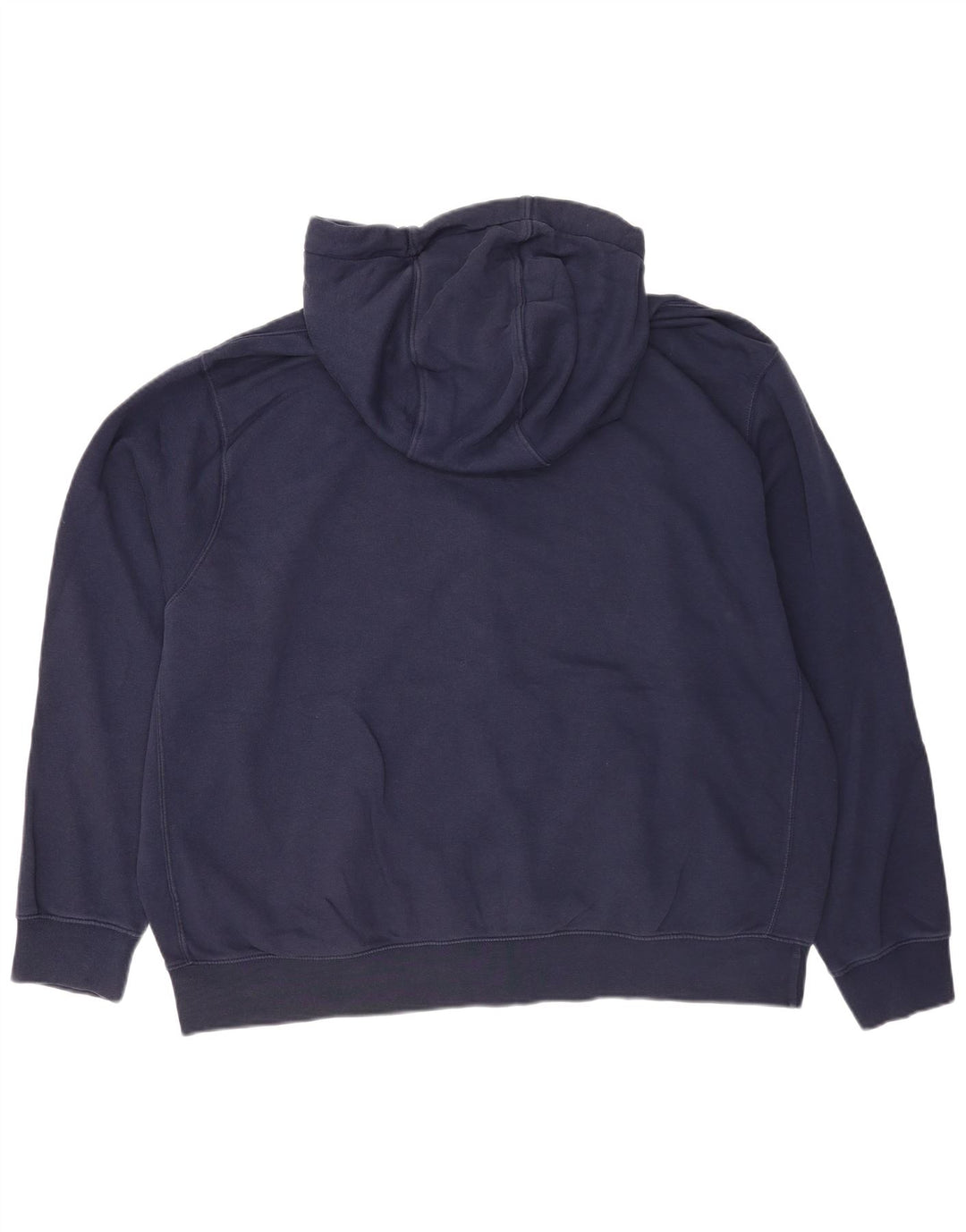 Felpa con cappuccio e zip da uomo Nike 2XL cotone blu navy