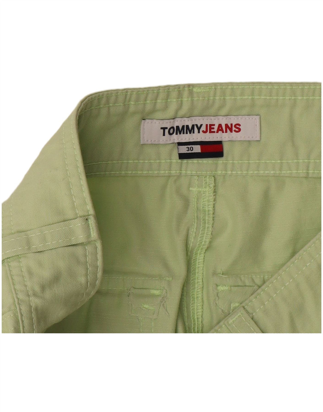 Pantaloncini chino da donna Tommy Hilfiger W30 verde medio