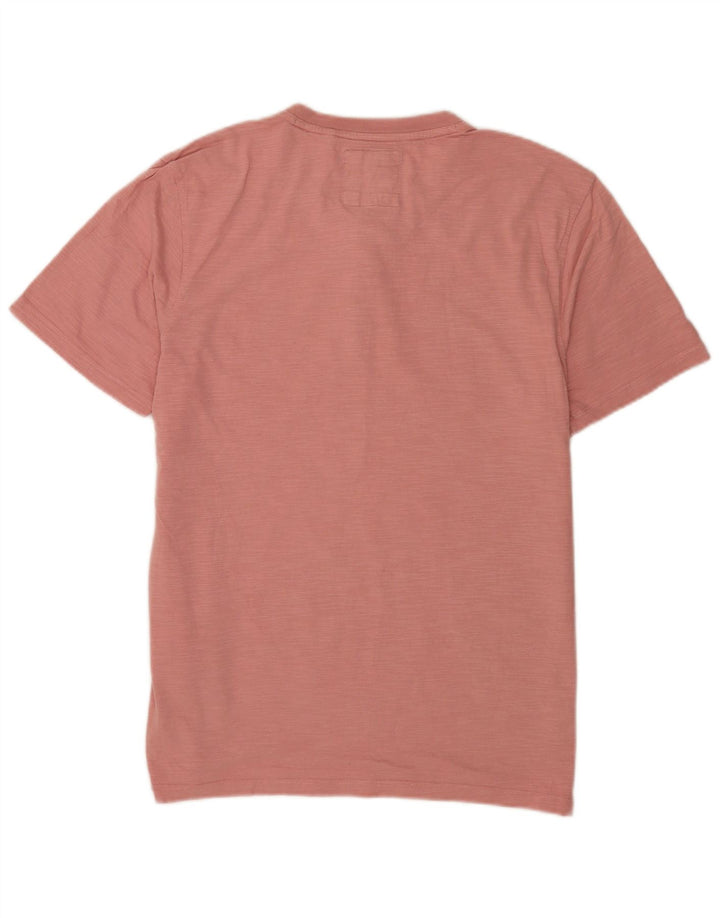 T-shirt da uomo Fat Face Top grande in cotone rosa