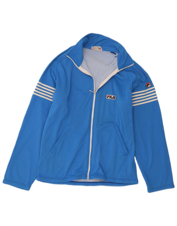 Giacca da ginnastica da uomo Fila IT 48 blu medio a righe