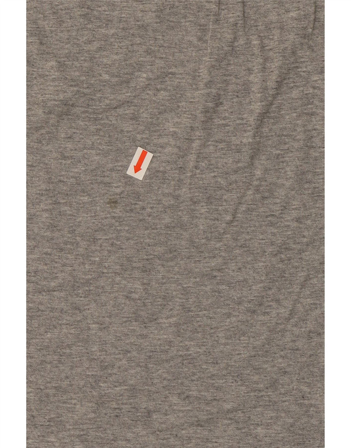 Canotta Nike da uomo dal taglio atletico, piccola, grigia screziata