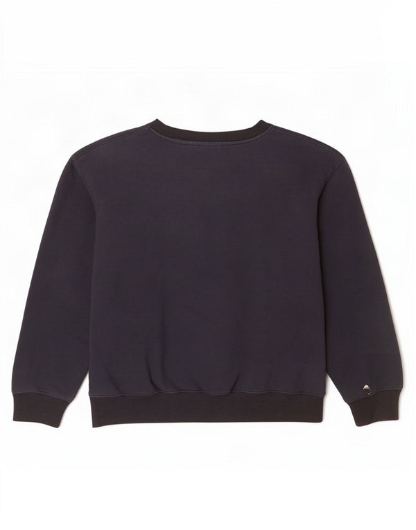 Felpa grafica da uomo Fila 2XL cotone blu navy