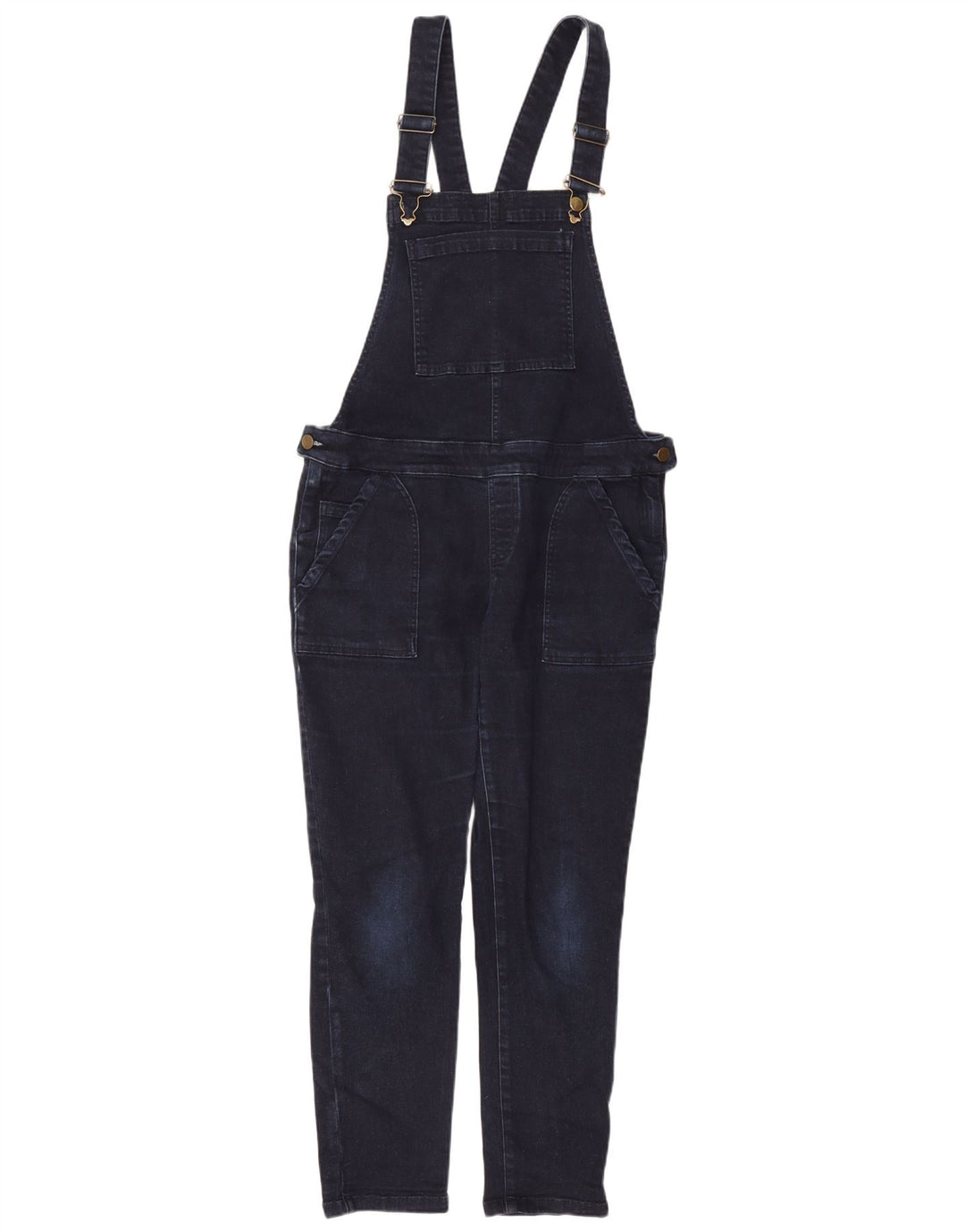 Jeans slim da donna con salopette White Stuff UK 12 medio W34 L27 blu navy