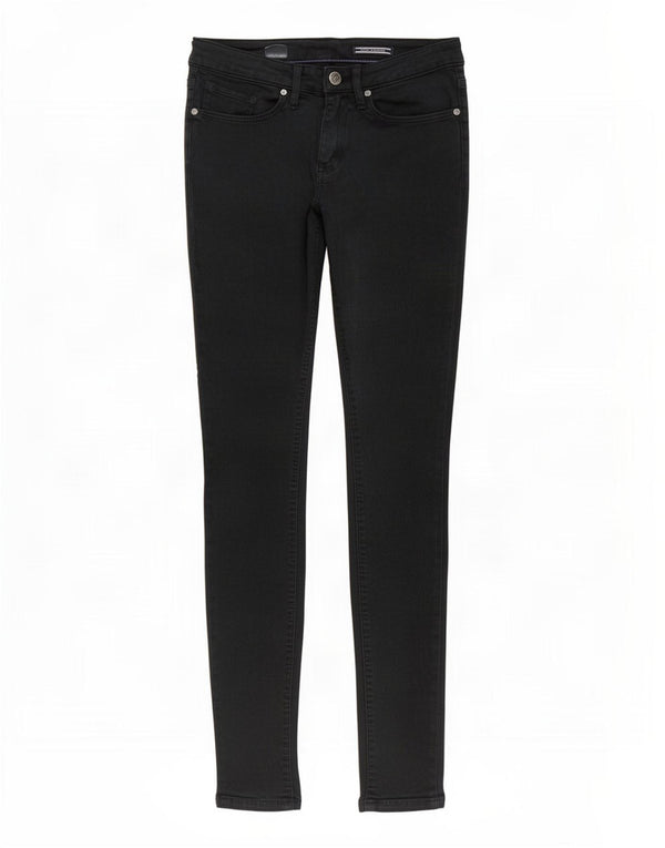 Pantaloni casual skinny da donna Tommy Hilfiger W28 L29 cotone blu navy