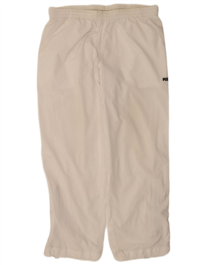 Pantaloni da tuta da uomo Puma Large bianchi