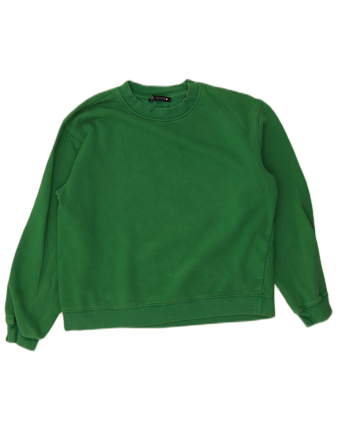Felpa Zara Donna Maglione UK 10 Small Verde