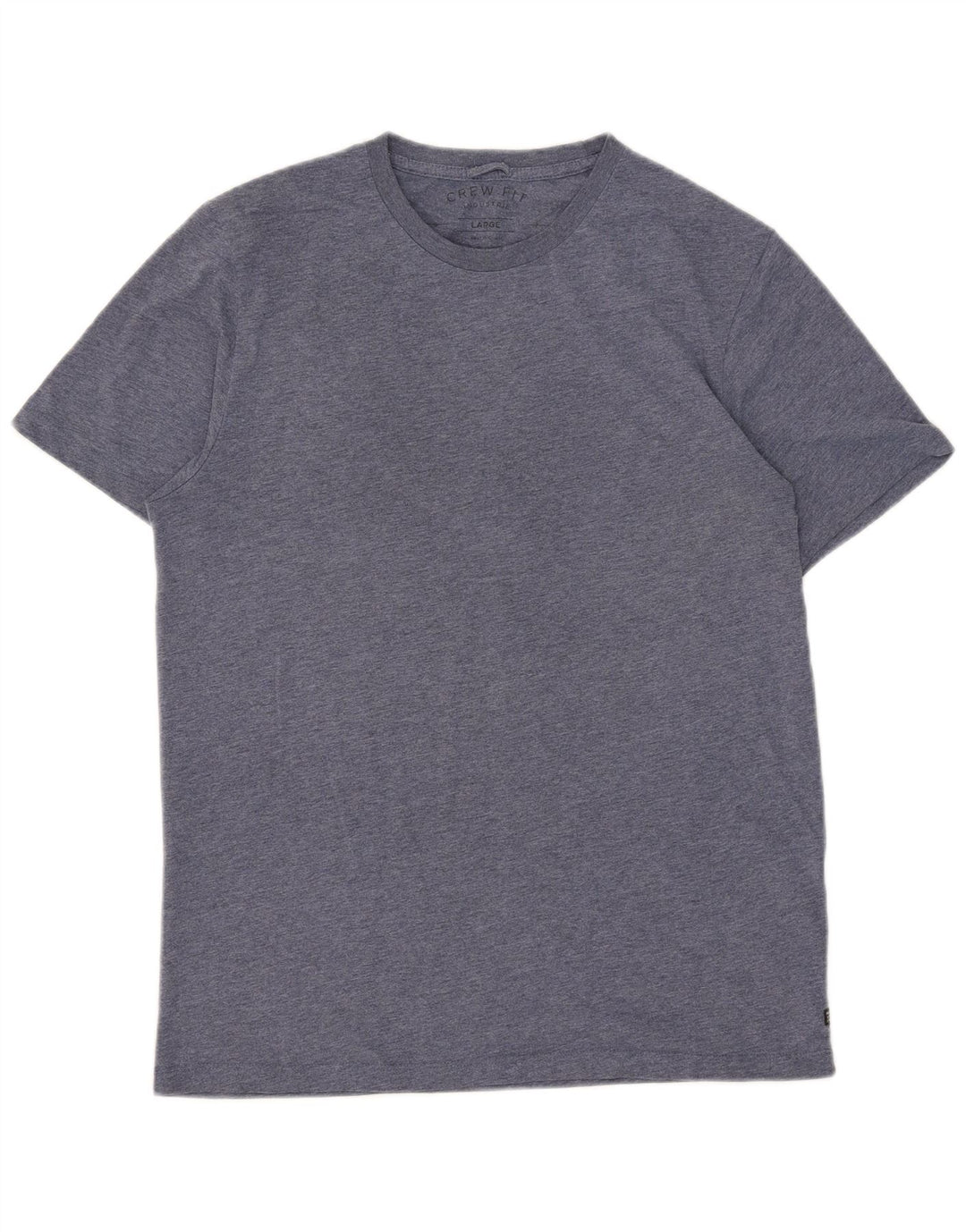 T-shirt vintage da uomo grande in cotone blu