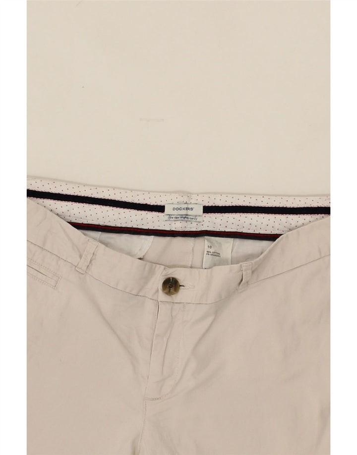 DOCKERS Womens Chino Shorts US 10 Large W32  Beige Cotton Vintage Dockers and Second-Hand Dockers from Messina Hembry 