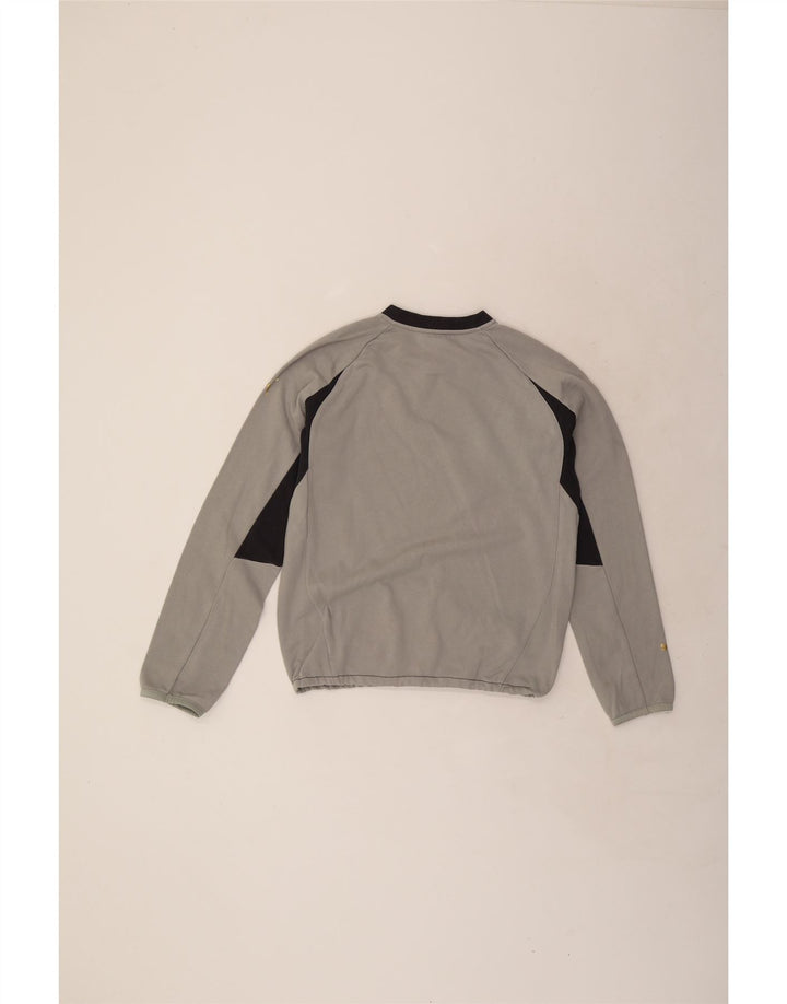 Felpa da uomo Puma Maglione in cotone color block grigio medio
