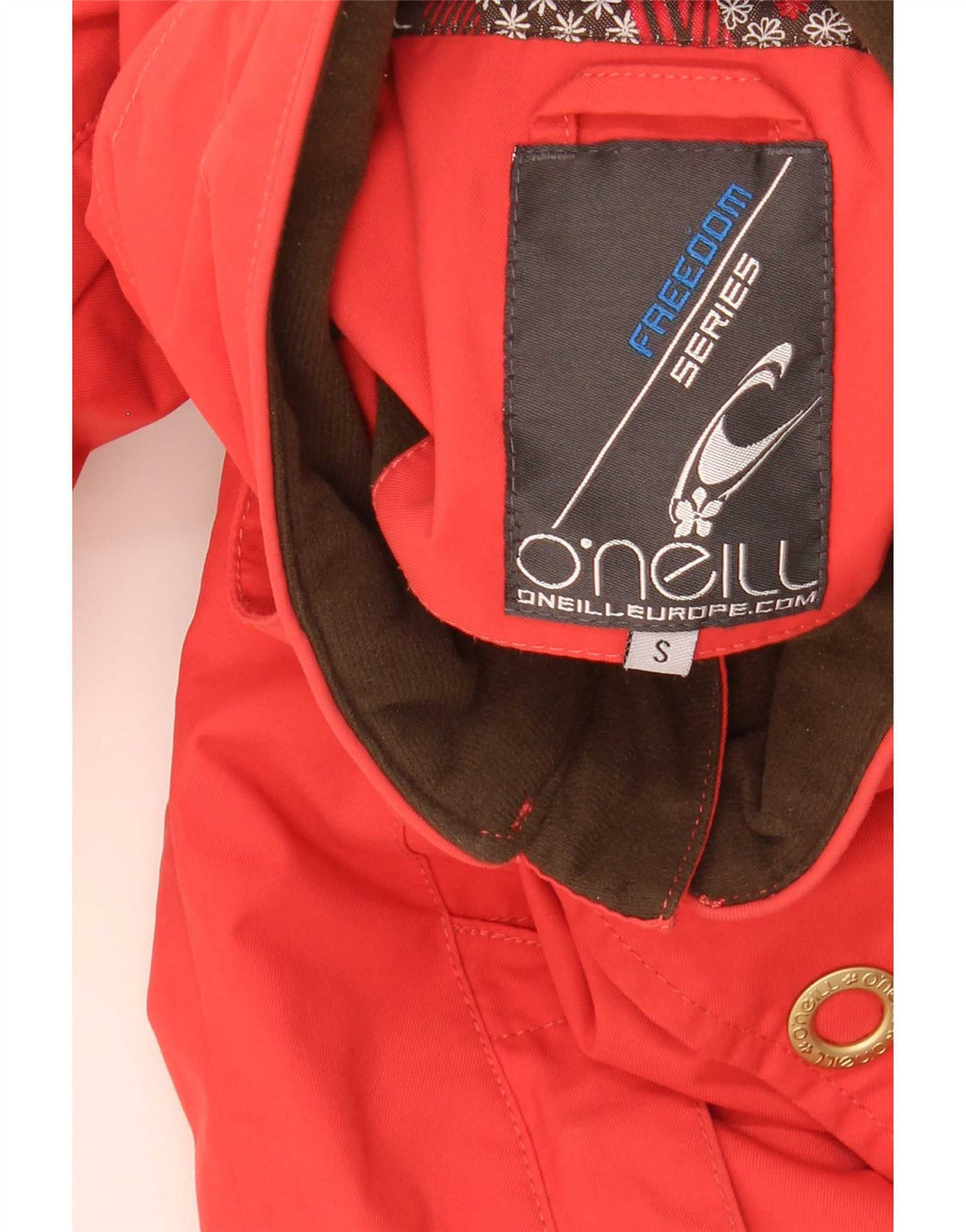 Giacca a vento da donna O'Neill UK 10 piccola in nylon rosso
