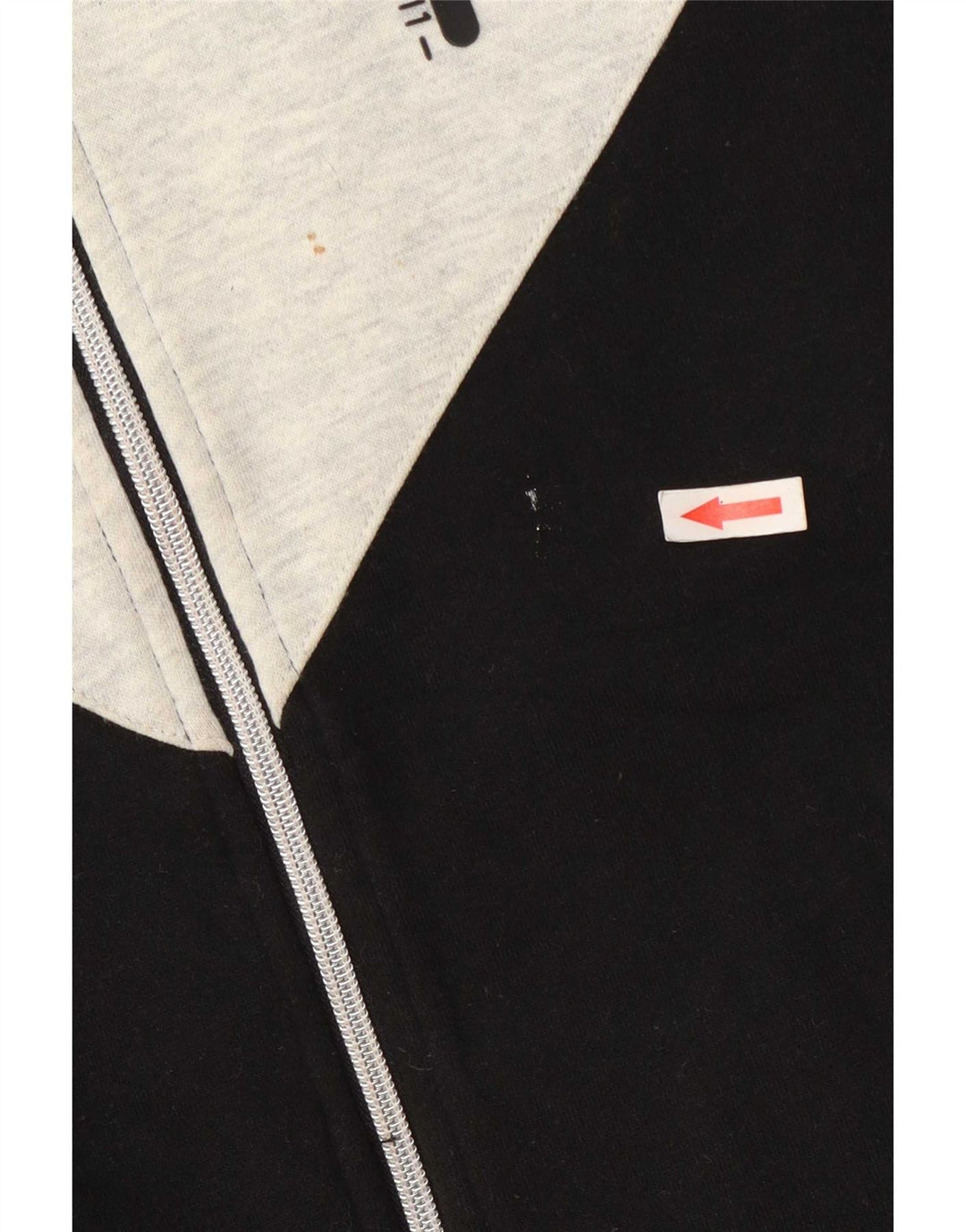 Giacca da ginnastica da donna Fila UK 10 Small Poliestere color block nero