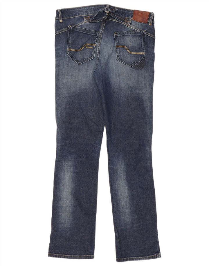 Jeans dritti regolari da donna Fat Face UK 12 medio W34 L32 cotone blu