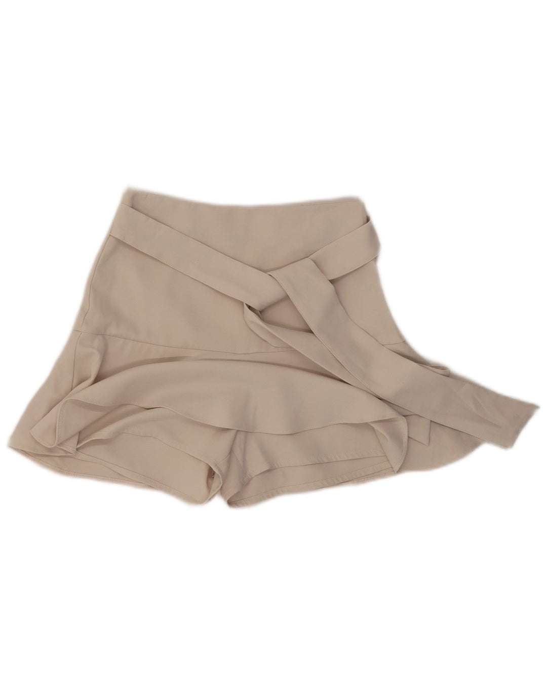 Gonna corta da donna Zara UK 4 XS Poliestere beige