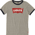 LEVI'S Boys Graphic T-Shirt Top 11-12 Years Grey Cotton Vintage Levi's and Second-Hand Levi's from Messina Hembry 