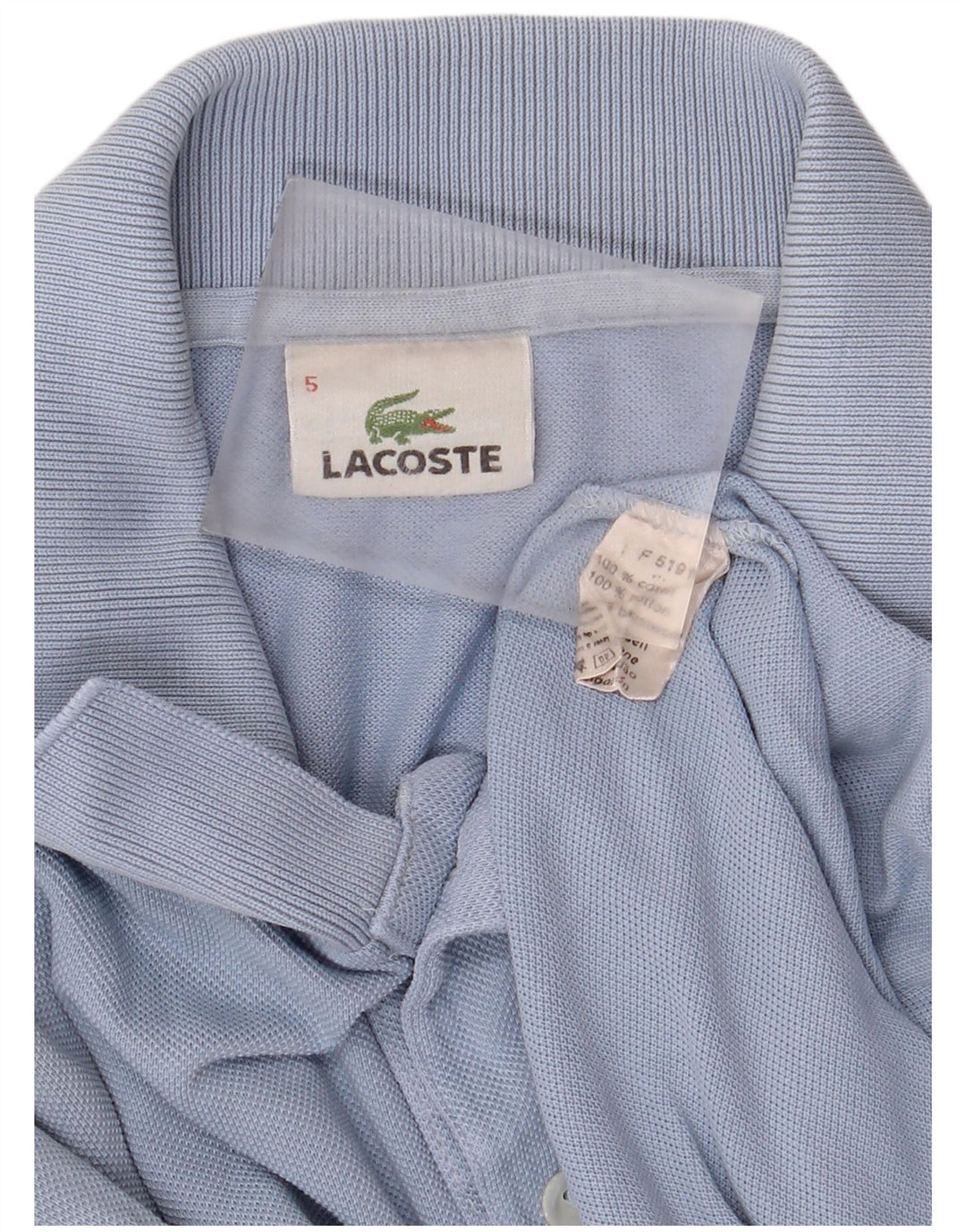 Polo da uomo Lacoste taglia 5 grande in cotone blu