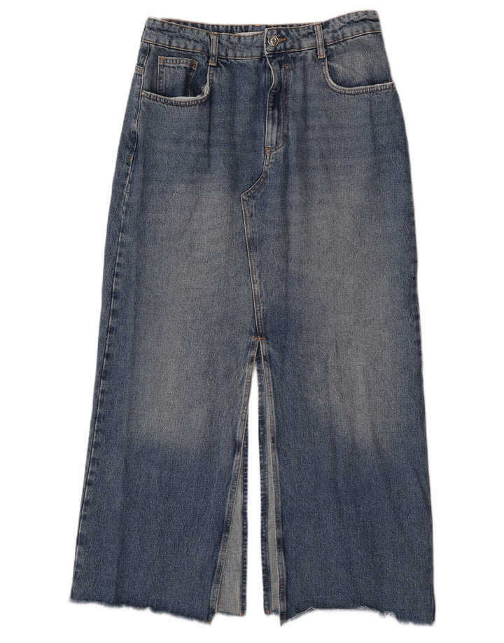 Gonna di jeans Zara da donna grande W30 blu
