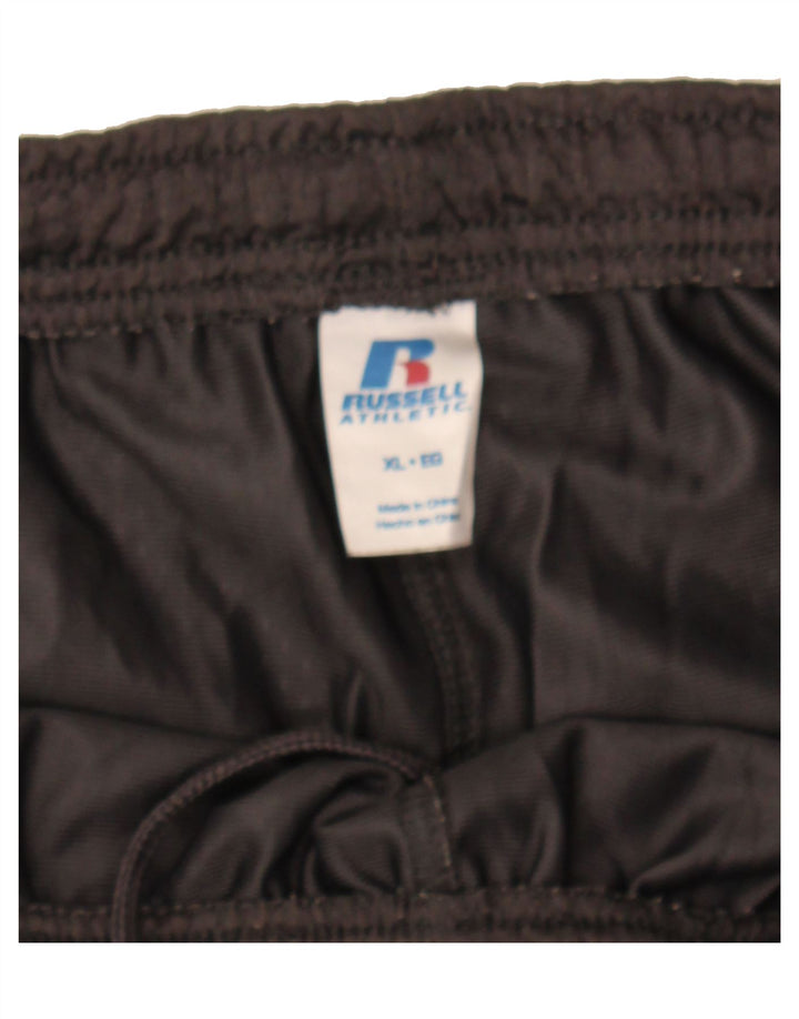 RUSSELL ATHLETIC Mens Sport Shorts XL Black Polyester Vintage Russell Athletic and Second-Hand Russell Athletic from Messina Hembry 