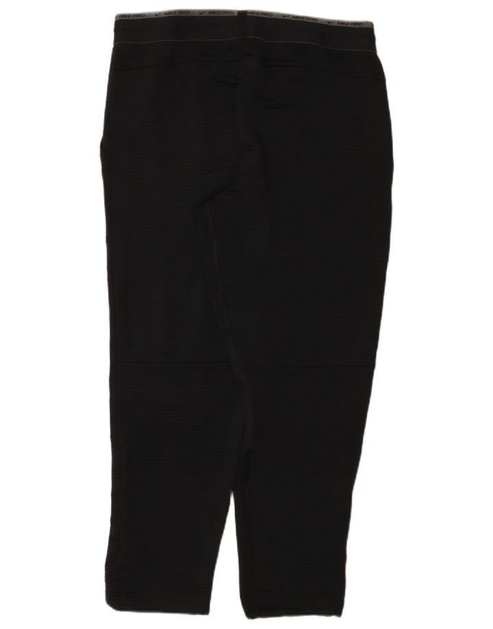Pantaloni da tuta grafica Nike Dri Fit da uomo XL poliestere gessato nero