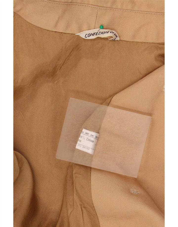Trench da donna Confezioni Di Lusso UK 12 Poliestere beige medio