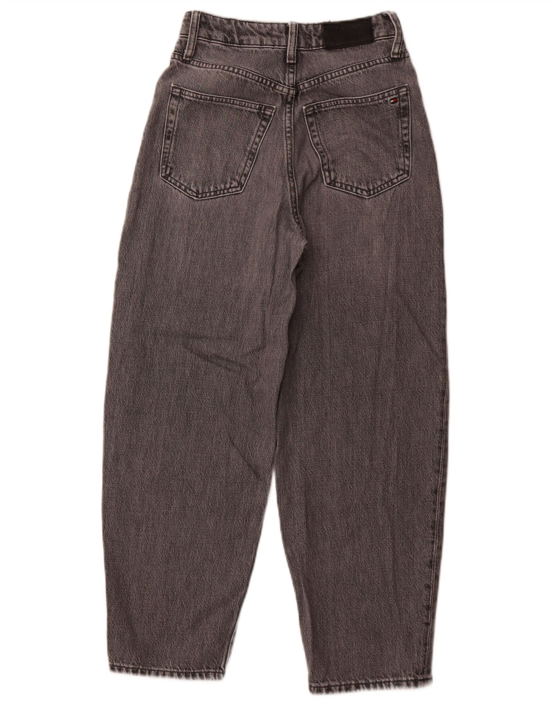 TOMMY HILFIGER Jeans affusolati Eva a vita alta da donna W25 L25 cotone grigio