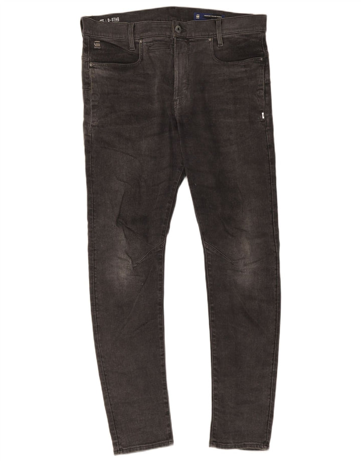 Jeans slim da uomo G-Star W34 L34 cotone grigio